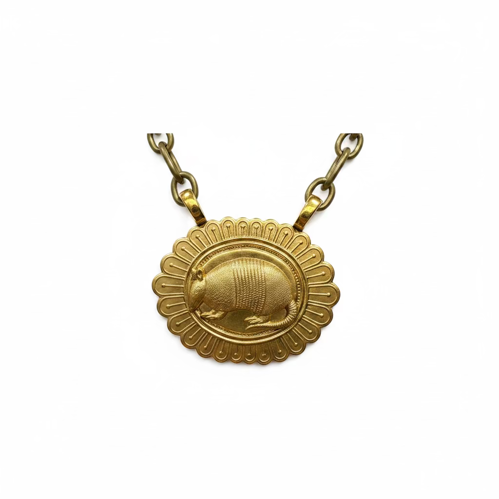 Vintage Badge medallion necklace assorted