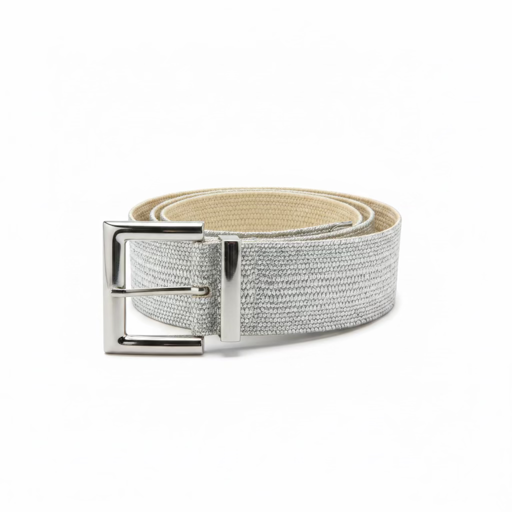 Metallic Woven Elastic Stretch Belt assorted