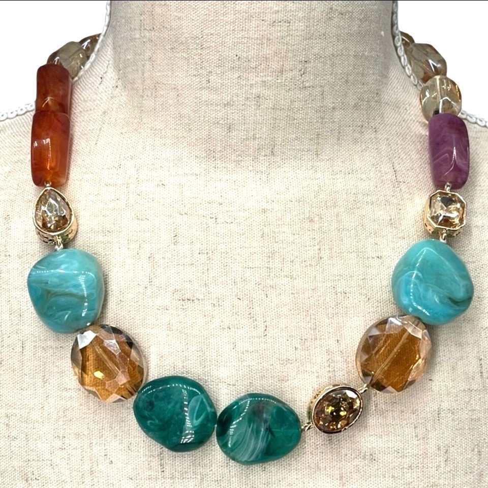 Jewel Tide Chunky Necklace