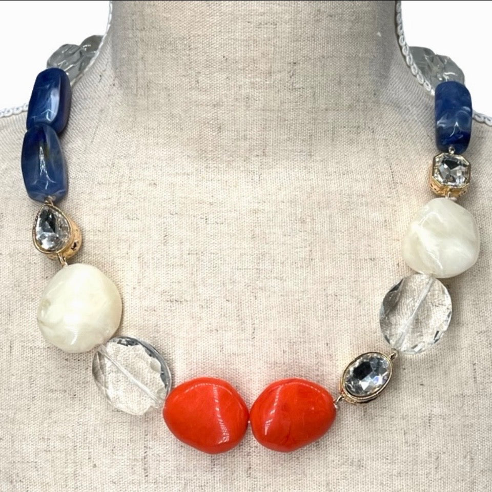 Fire Pop Chunky Necklace