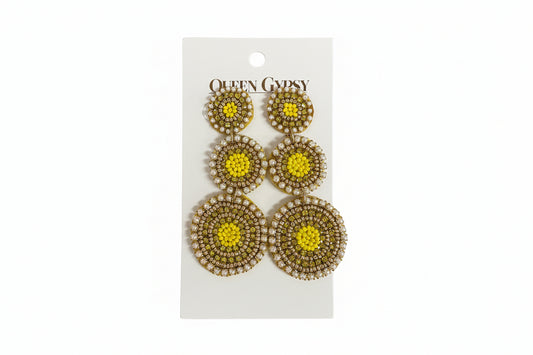 Beaded Drop Earrings