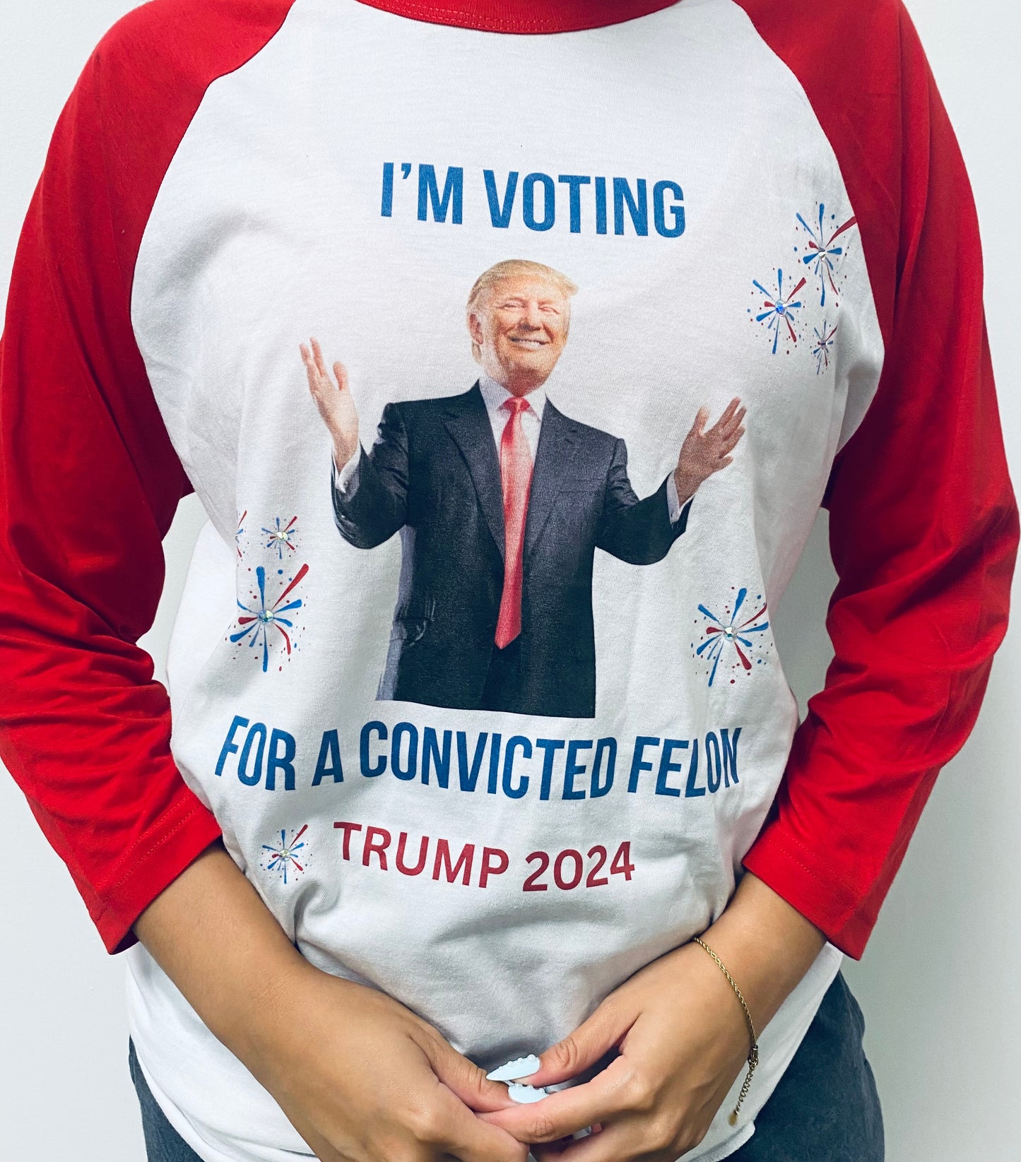 QG-Convicted Felon Raglan with Crystals