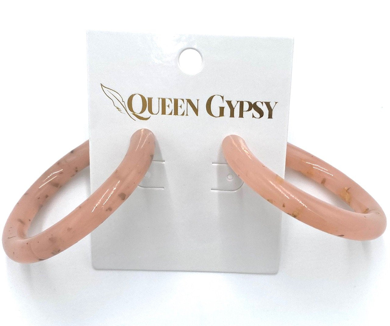 Acrylic Hoop Earrings