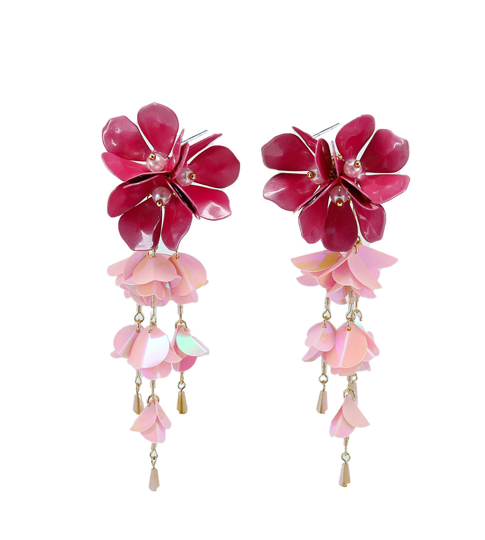 Petal Shower Drop Earrings