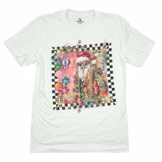 Checkerboard Santa