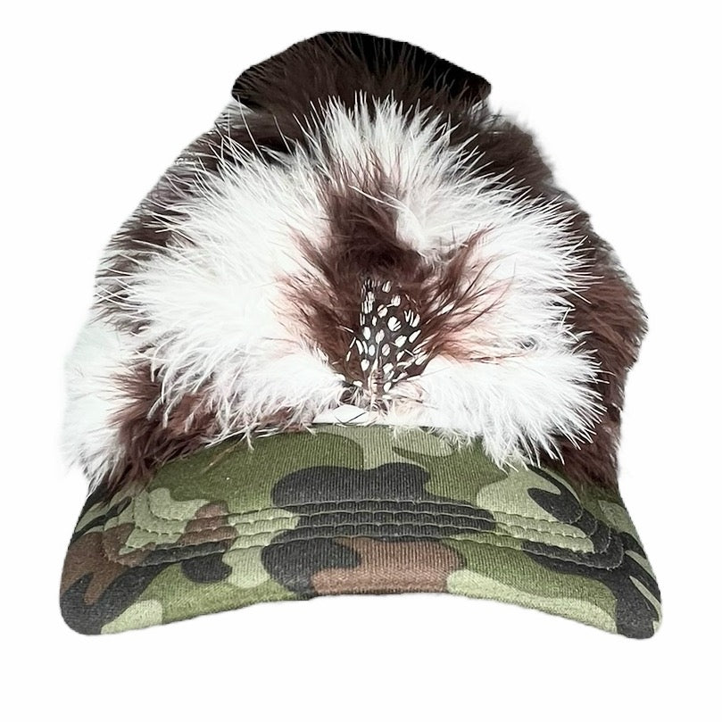 Feather Trucker Hat