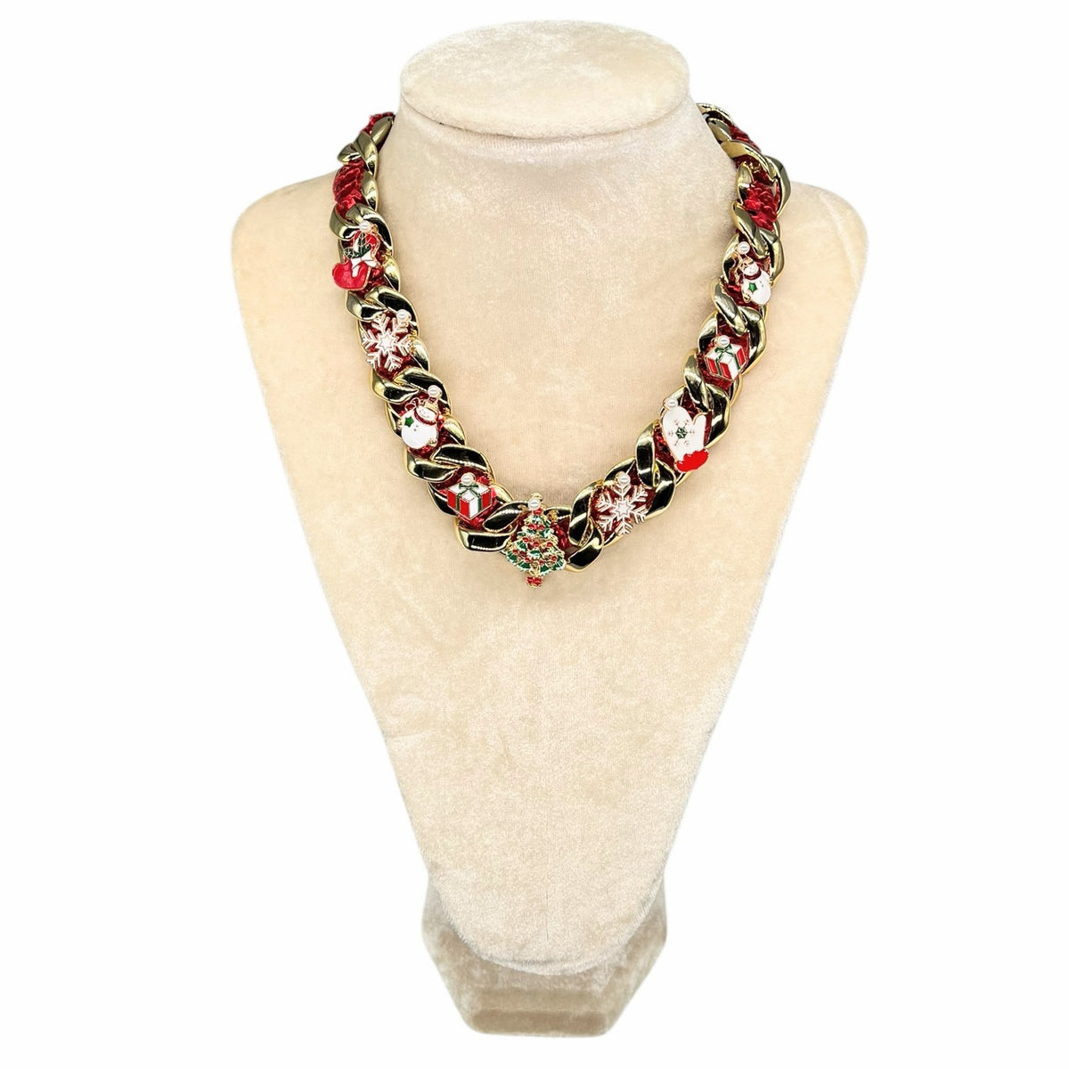 Christmas Chain Braided Necklace