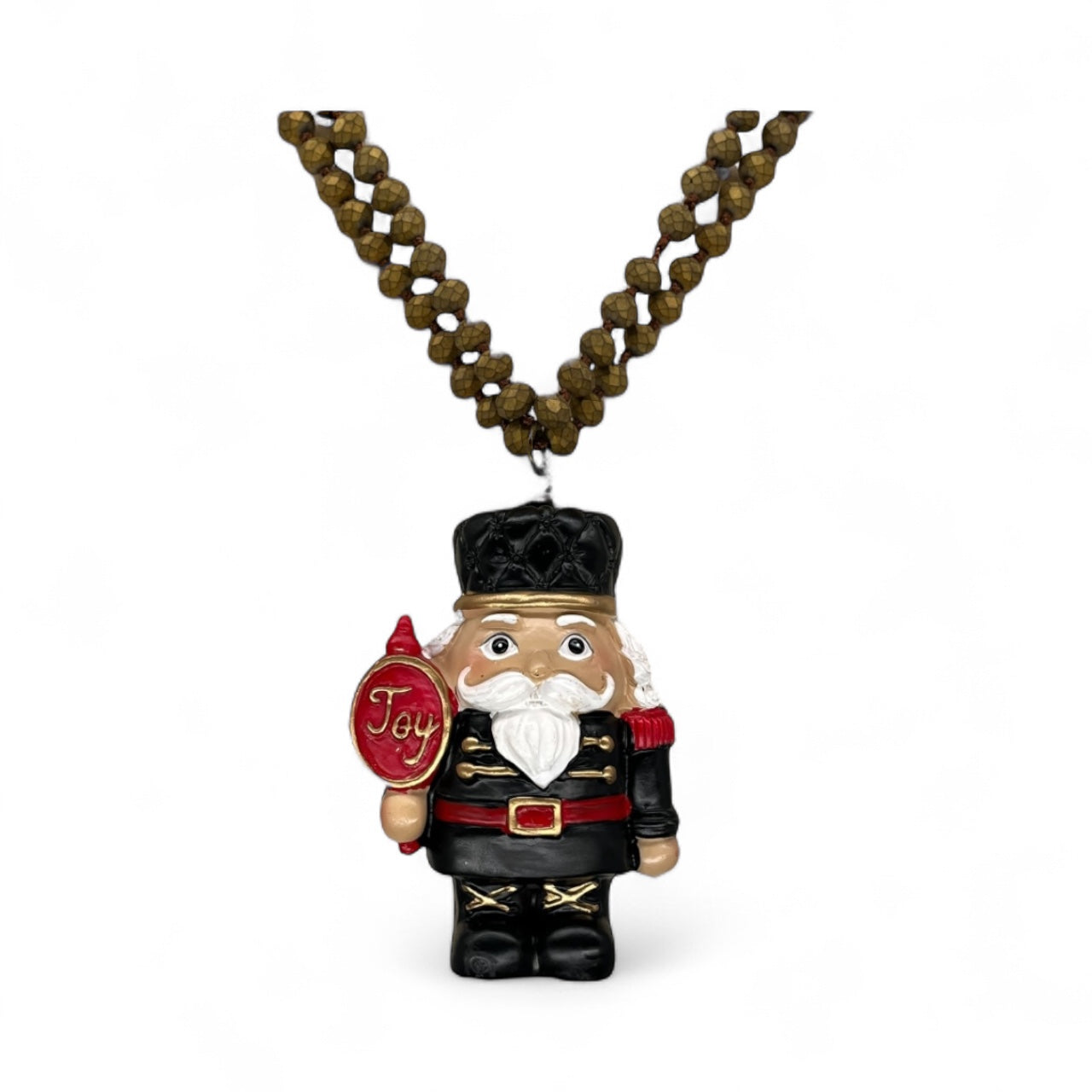 Fat Nutcracker Necklace-Black