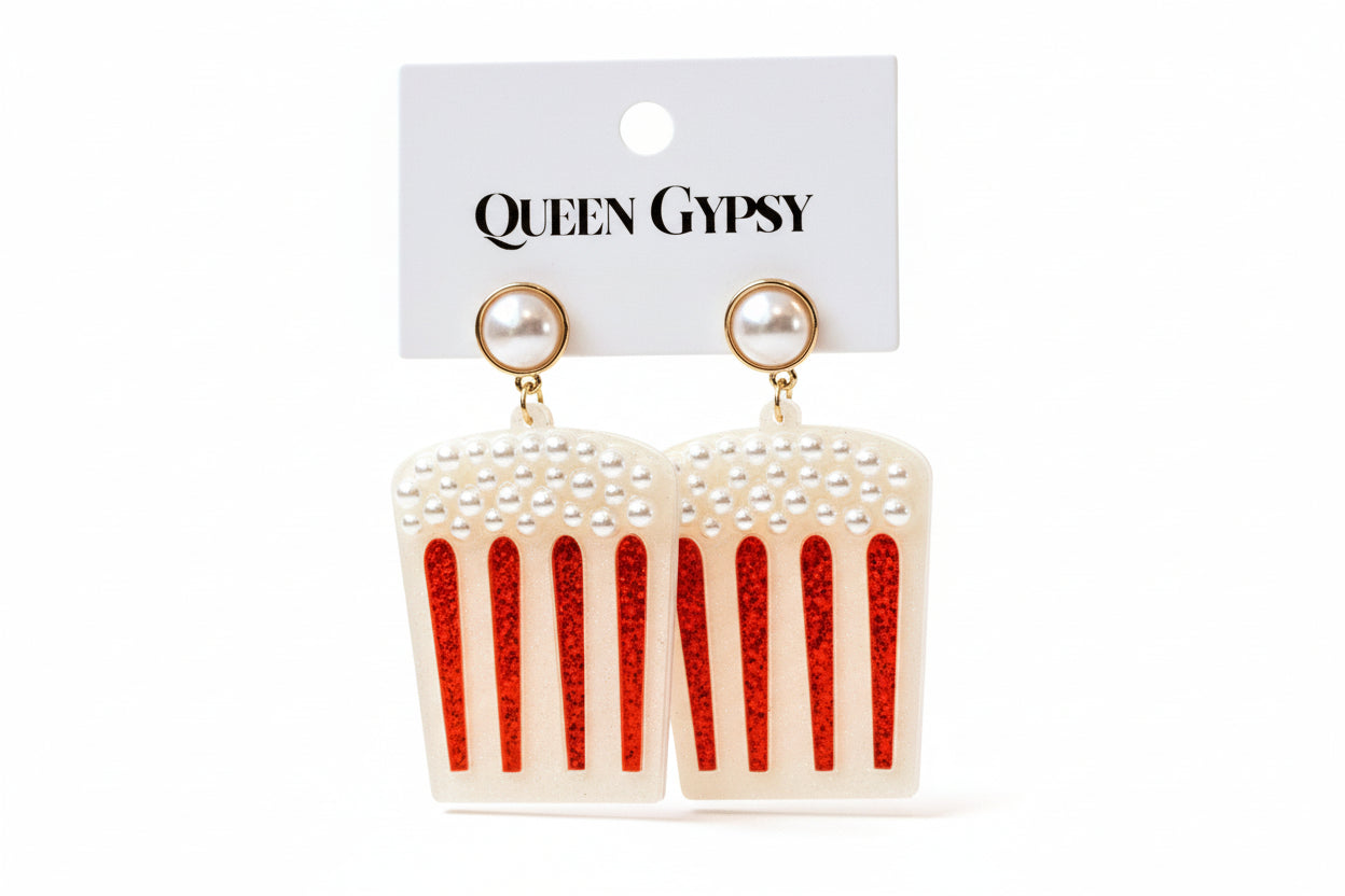 Popcorn Resin Earrings
