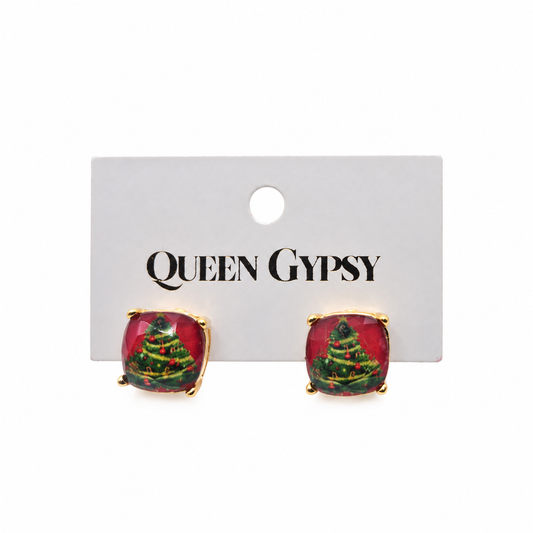 Christmas Cheer Stud Earrings