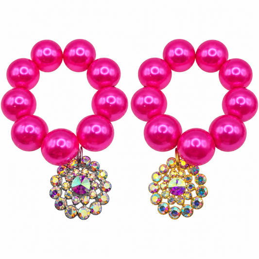 Pink Pop Medallion Bracelet