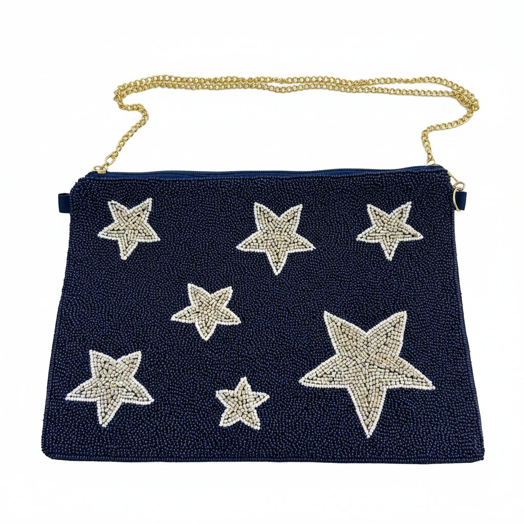 Beaded Star Purse