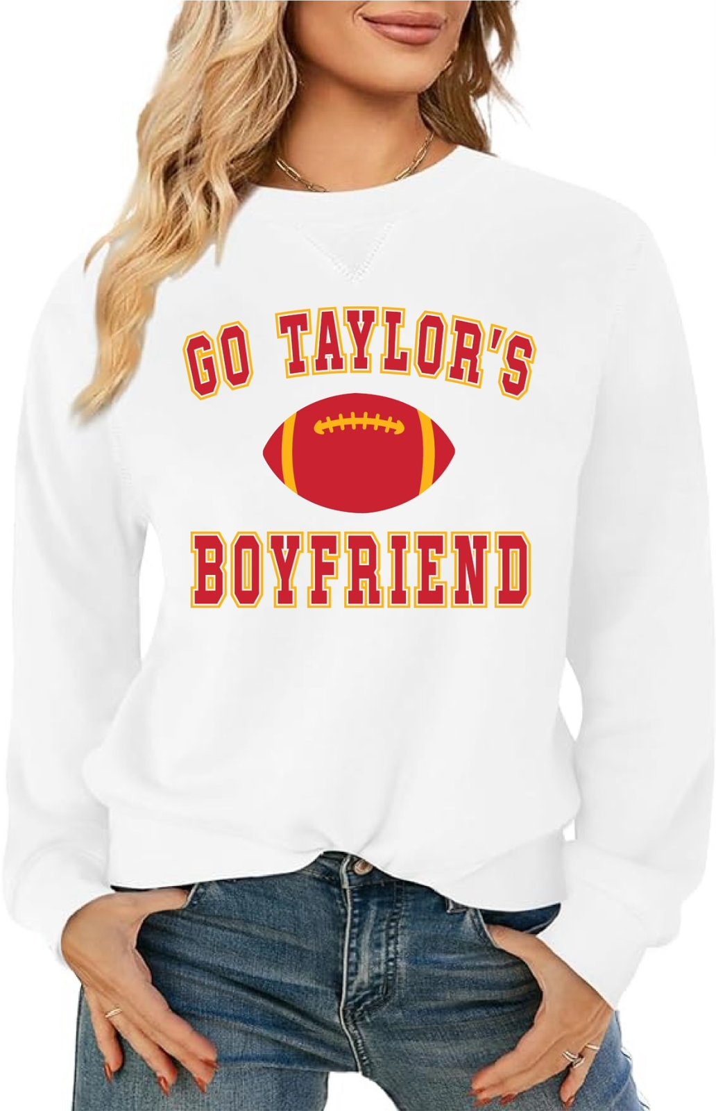 QG-Go Taylor's Boyfriend Sweatshirt Plain