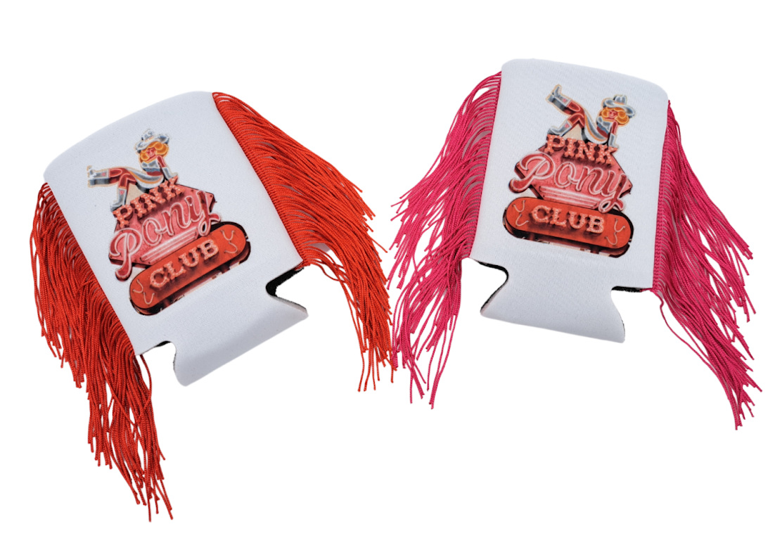 QG-Pink Pony Koozie