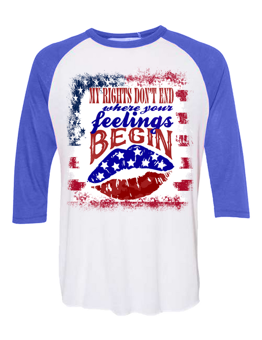 Rights and Feelings Ragland T-shirt