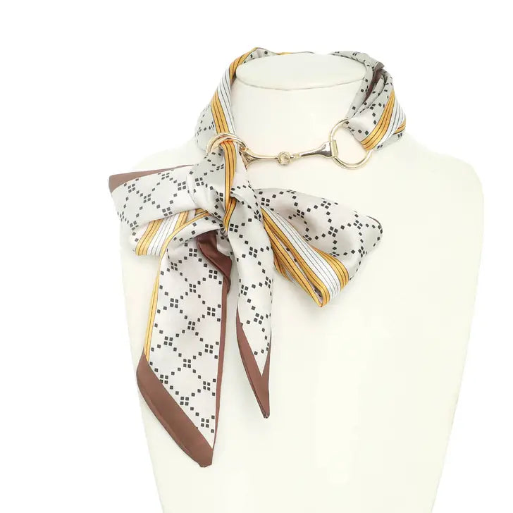 Derby Darling Scarf necklace
