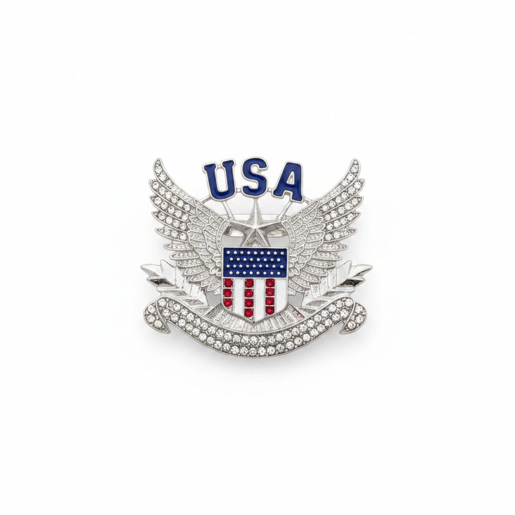 Proud Patriot Brooch