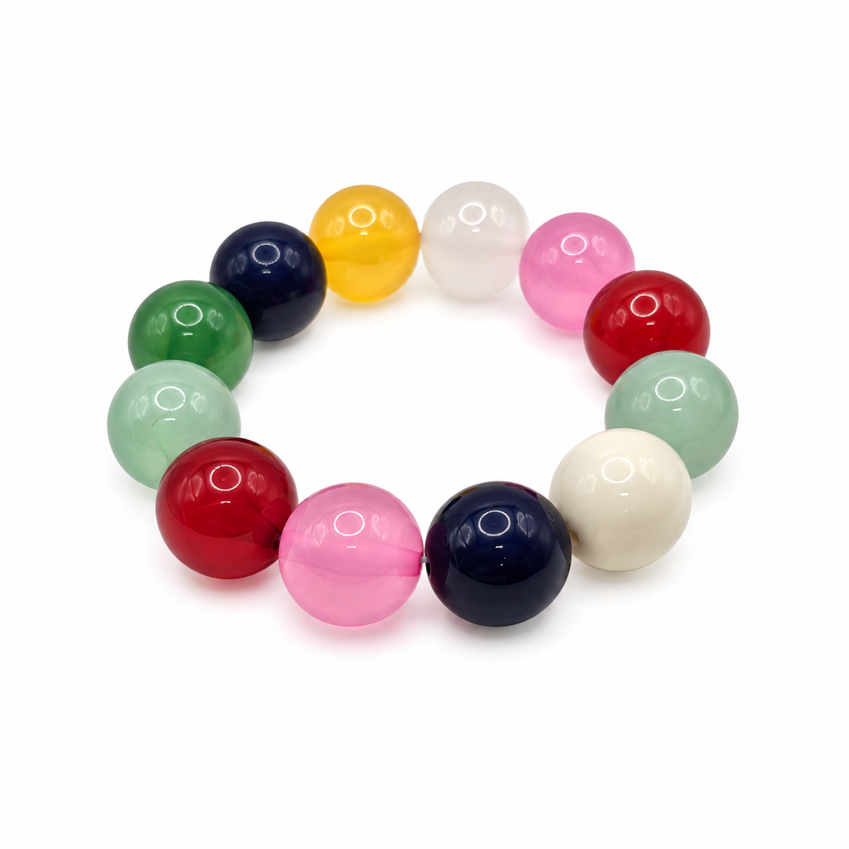 Bubblegum Bead Bracelets