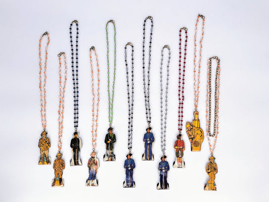 Vintage Tin necklaces