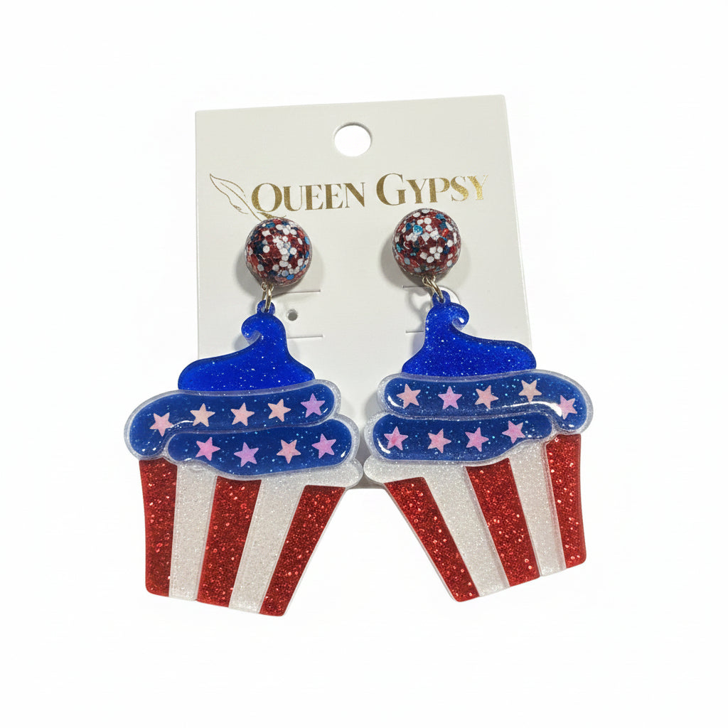 Firecracker Frosting Earrings