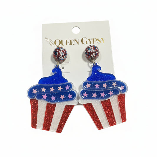 Firecracker Frosting Earrings
