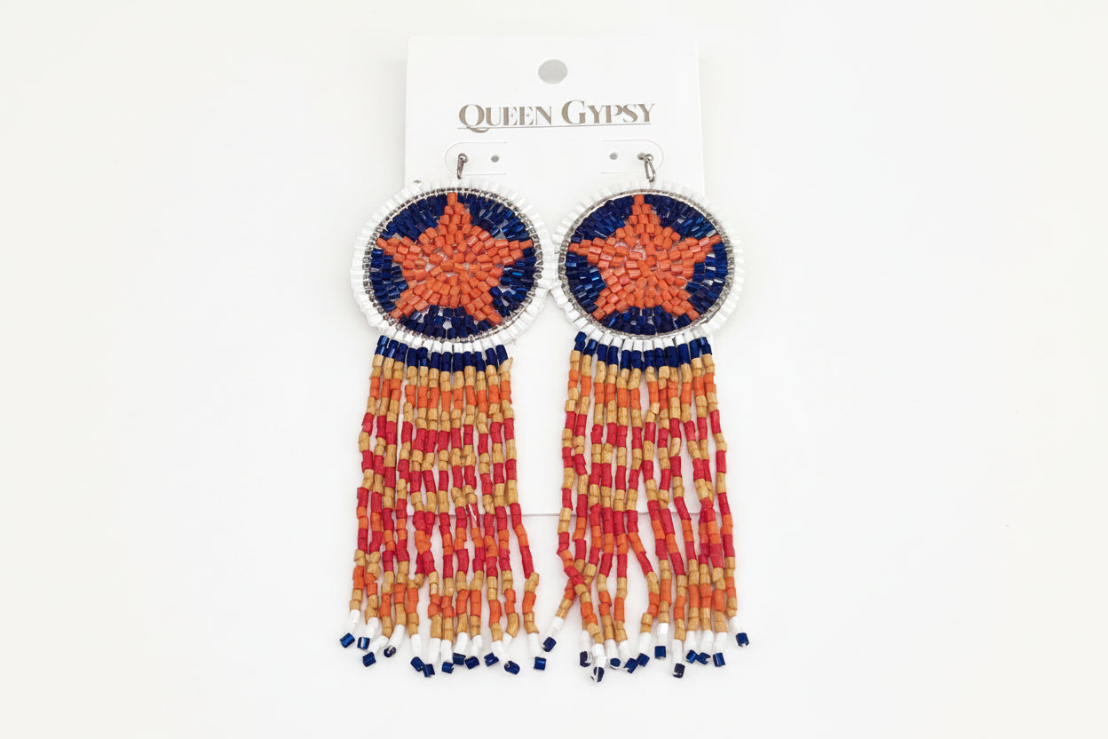 Astros Beaded assorted earrings