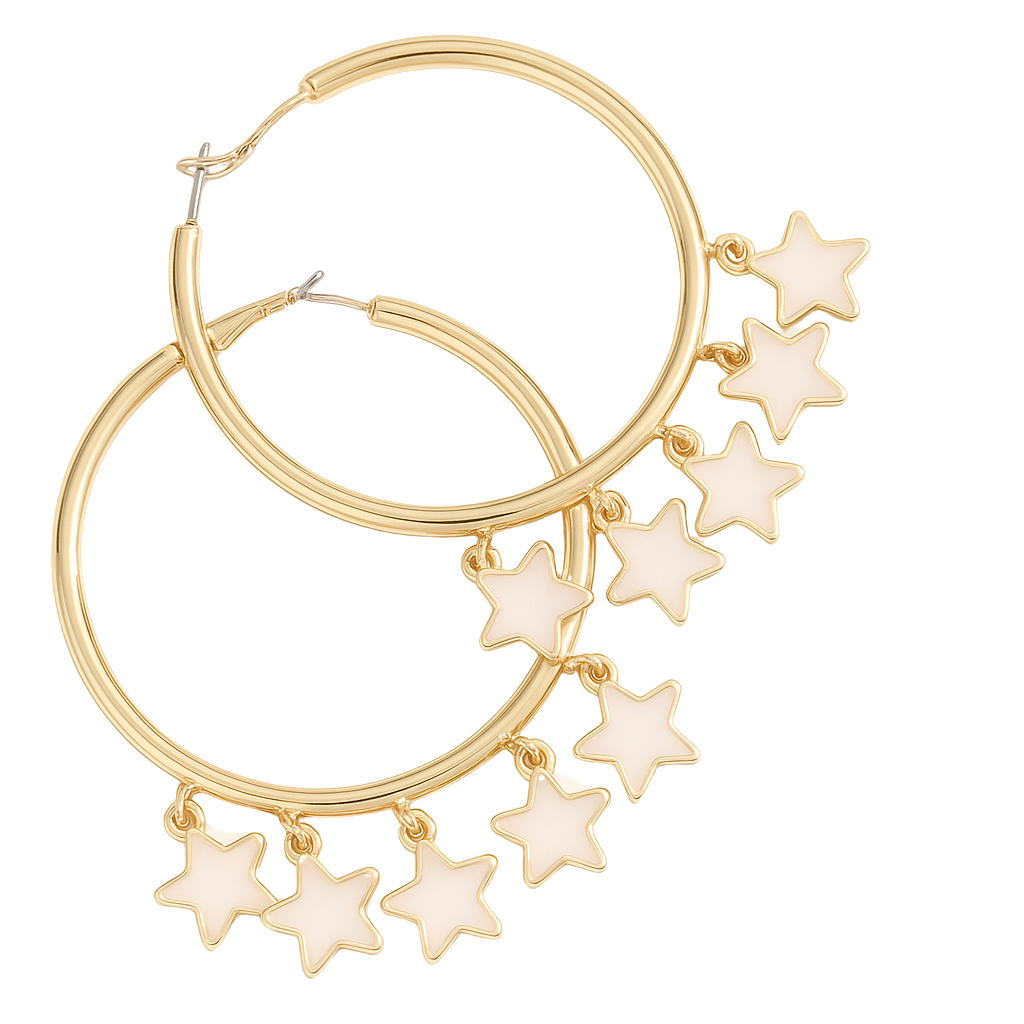 Tiny Star hoops