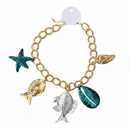 Ocean Treasure Charm Necklace