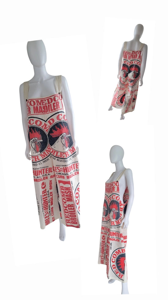 Flour Sack Bib Overalls
