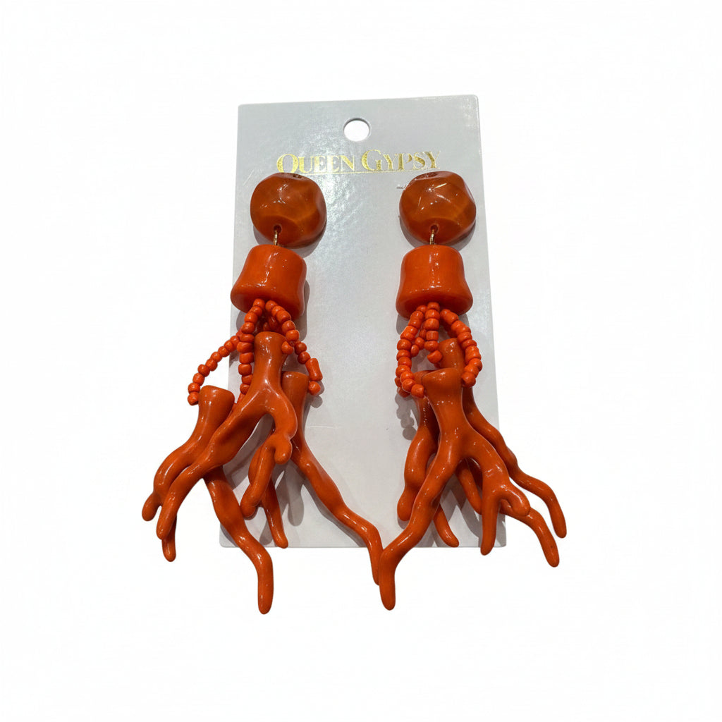 Captivating Coral Earrings