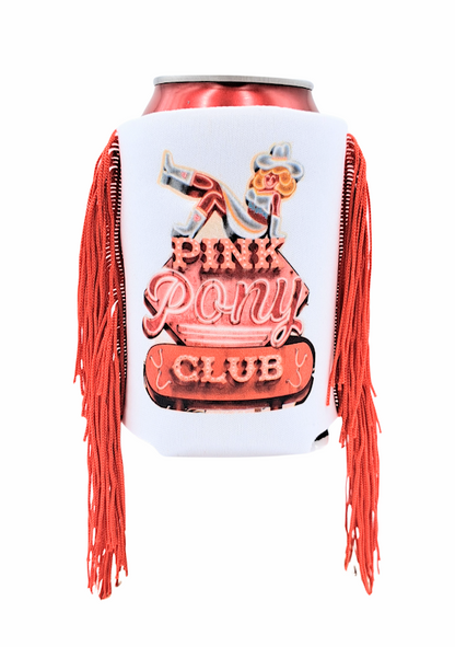 QG-Pink Pony Koozie