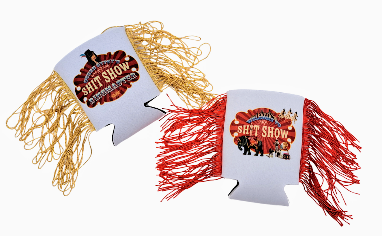 QG-Ringmaster Koozie with Fringe