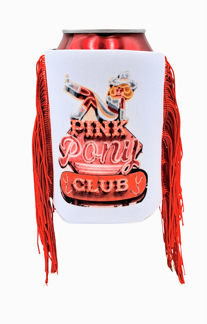 QG-Pink Pony Koozie