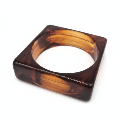 Square Acrylic Designer Bangle Bracelet