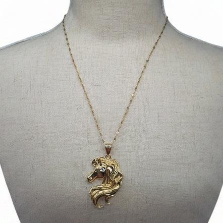 Golden Stallion Necklace