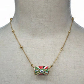 Kaleidoscope Cylinder Necklace