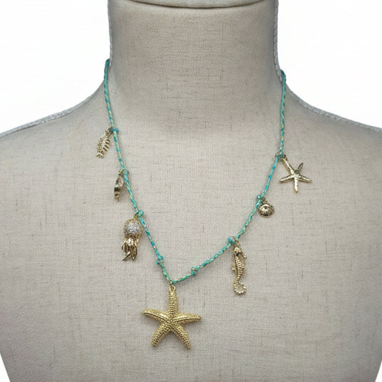 Seaside Treasures Cord Necklace