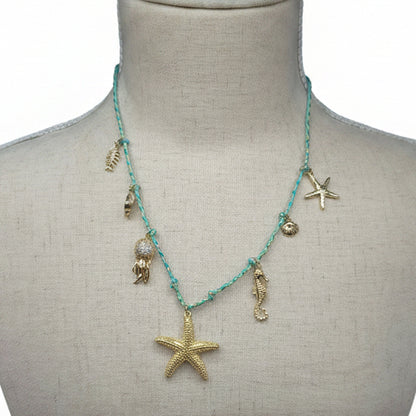 Seaside Treasures Cord Necklace