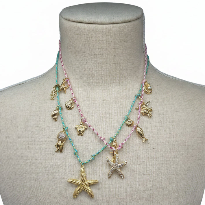Seaside Treasures Cord Necklace