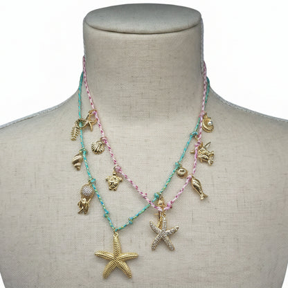 Seaside Treasures Cord Necklace