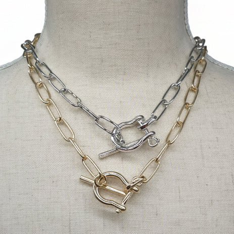 Horse Bit Toggle Necklace