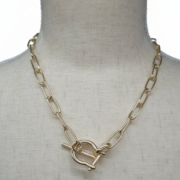 Horse Bit Toggle Necklace