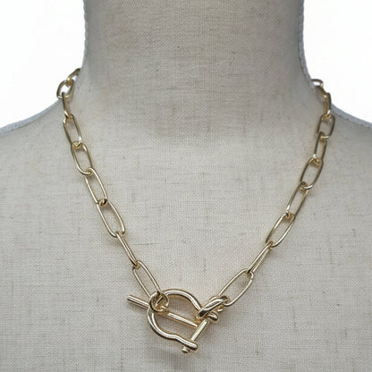 Horse Bit Toggle Necklace