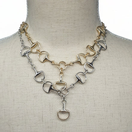 Snaffle Horse Bit Necklace
