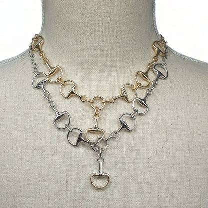 Snaffle Horse Bit Necklace