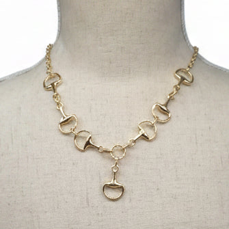 Snaffle Horse Bit Necklace