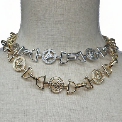 Horse Snaffle Chain Necklace