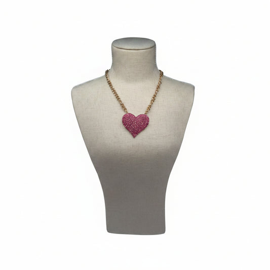 G Heart Bold chain necklace