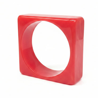 Square Acrylic Designer Bangle Bracelet
