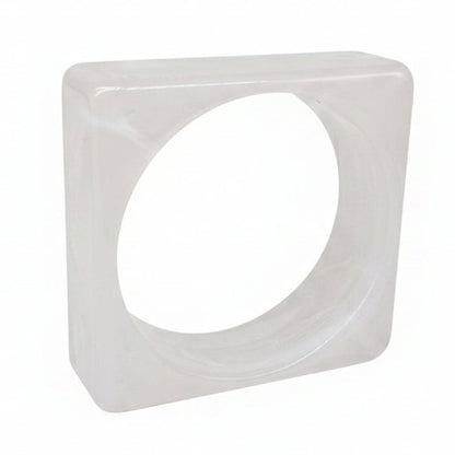 Square Acrylic Designer Bangle Bracelet